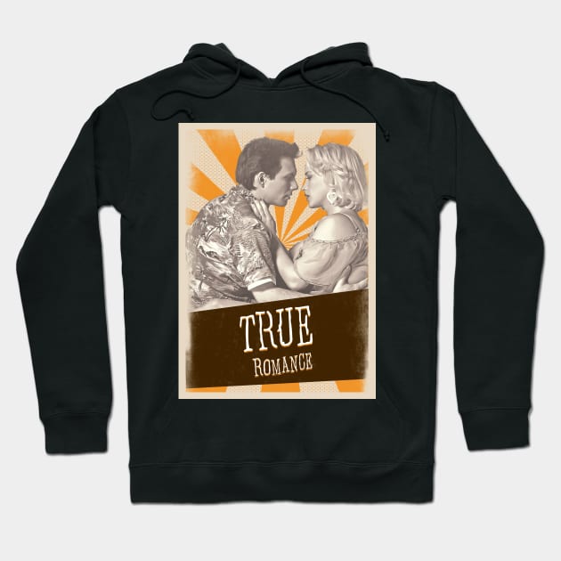 Vintage Aesthetic True Romance Hoodie by SkulRose